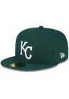 Main image for New Era Kansas City Royals Mens Green Basic 59FIFTY Fitted Hat