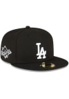 Main image for New Era Los Angeles Dodgers Mens Black Side Patch 59FIFTY Fitted Hat