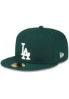 Main image for New Era Los Angeles Dodgers Mens Green Basic 59FIFTY Fitted Hat