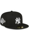 Main image for New Era New York Yankees Mens Black Side Patch 59FIFTY Fitted Hat