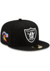 Main image for New Era Las Vegas Raiders Mens Black Patch Up 59FIFTY Fitted Hat