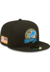 Main image for New Era Detroit Lions Mens Black 2022 Salute to Service 59FIFTY Fitted Hat
