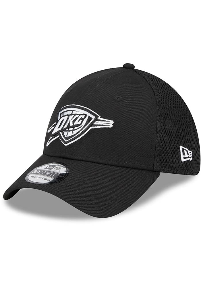 Oklahoma City Thunder Mens White Logo Neo 39THIRTY BLACK New Era
