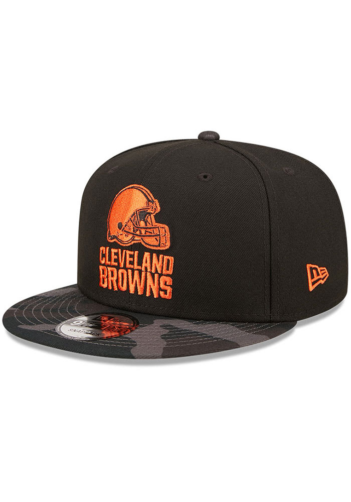 Cleveland Browns New Era BLACK Camovize 9FIFTY Snapback Hat - 59014649