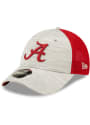 Alabama Crimson Tide New Era Active 9FORTY Adjustable Hat - Grey