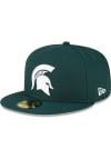 Main image for Michigan State Spartans New Era Basic 59FIFTY Classic Fitted Hat - Green