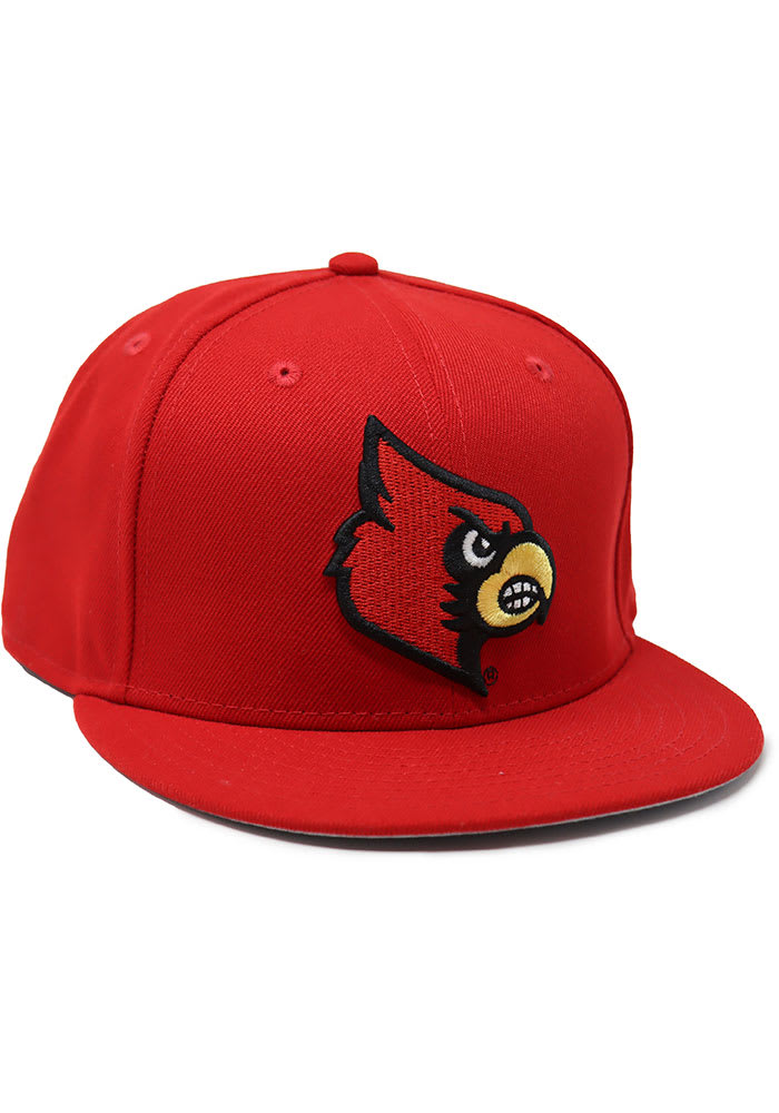 Louisville Cardinals Mens Basic 59FIFTY Red New Era Fitted Hat