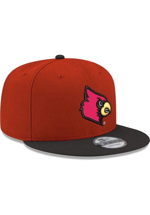 New Era Louisville Cardinals Red 2T 9FIFTY Mens Snapback Hat
