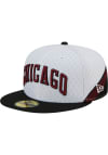Main image for New Era Chicago Bulls Mens White 2022 NBA City Edition 59FIFTY Fitted Hat