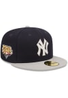 Main image for New Era New York Yankees Mens Navy Blue Letterman 59FIFTY Fitted Hat