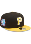 Main image for New Era Pittsburgh Pirates Mens Black Letterman 59FIFTY Fitted Hat