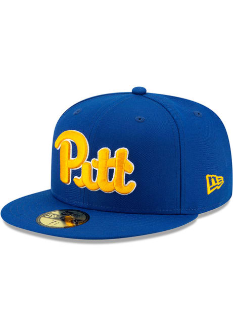 Pitt Panthers New Era Basic 59FIFTY Fitted Hat - Blue