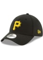 Pittsburgh Pirates New Era Alt 2 Team Classic 39THIRTY Flex Hat - Black