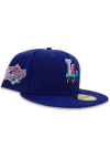Main image for New Era Los Angeles Dodgers Mens Blue Polarlights 59FIFTY Fitted Hat