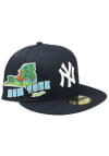 Main image for New Era New York Yankees Mens Navy Blue Stateview 59FIFTY Fitted Hat