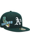 Main image for New Era Oakland Athletics Mens Green Stateview 59FIFTY Fitted Hat