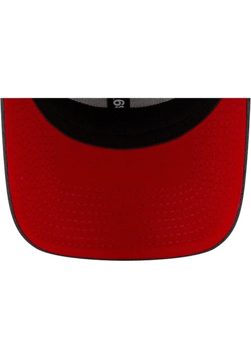 New Era Ohio State Buckeyes Mens Grey 2T Distinct Visor 39THIRTY Flex Hat