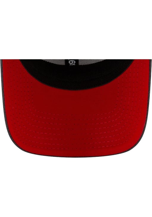 New Era Ohio State Buckeyes Mens Grey 2T Distinct Visor 39THIRTY Flex Hat