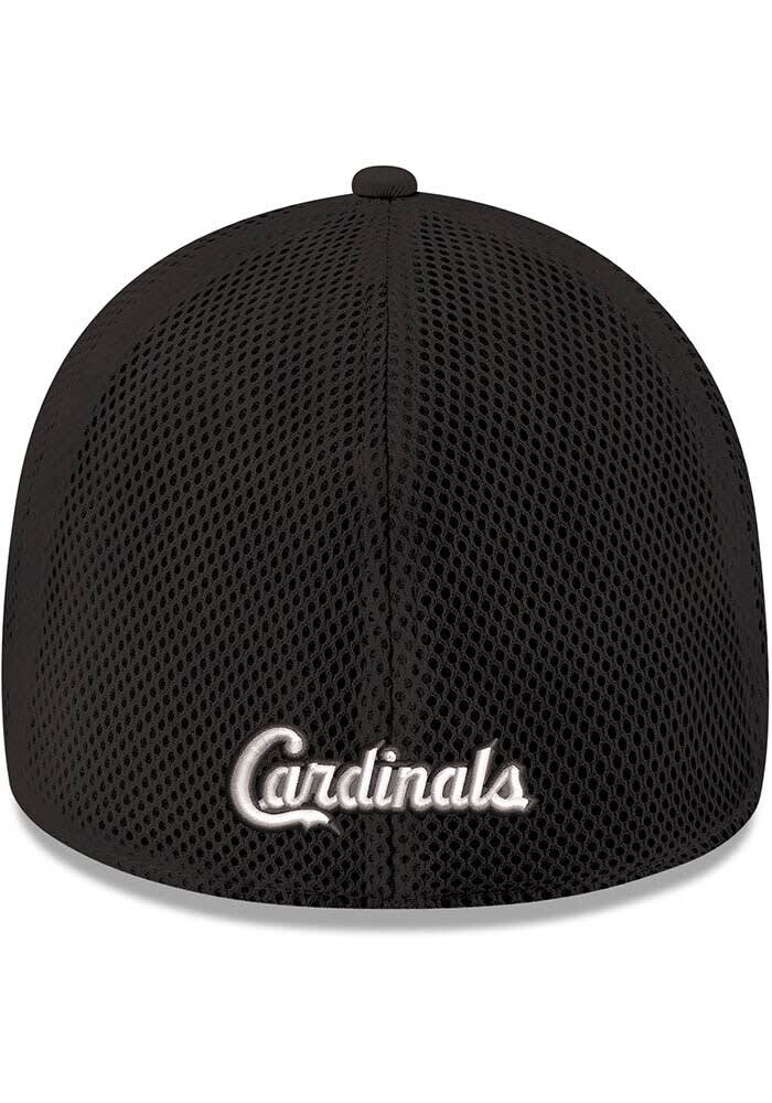 限定お買い得商品 Louis St Cardinals 39THIRTY Neo Mesh Black Logo STL Mens 応援グッズ