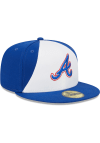 Main image for New Era Atlanta Braves Mens Navy Blue 2023 MLB CITY CONNECT 59FIFTY Fitted Hat