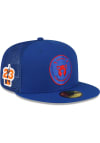 Main image for New Era Chicago Cubs Mens Blue 2023 Spring Training 59FIFTY Fitted Hat