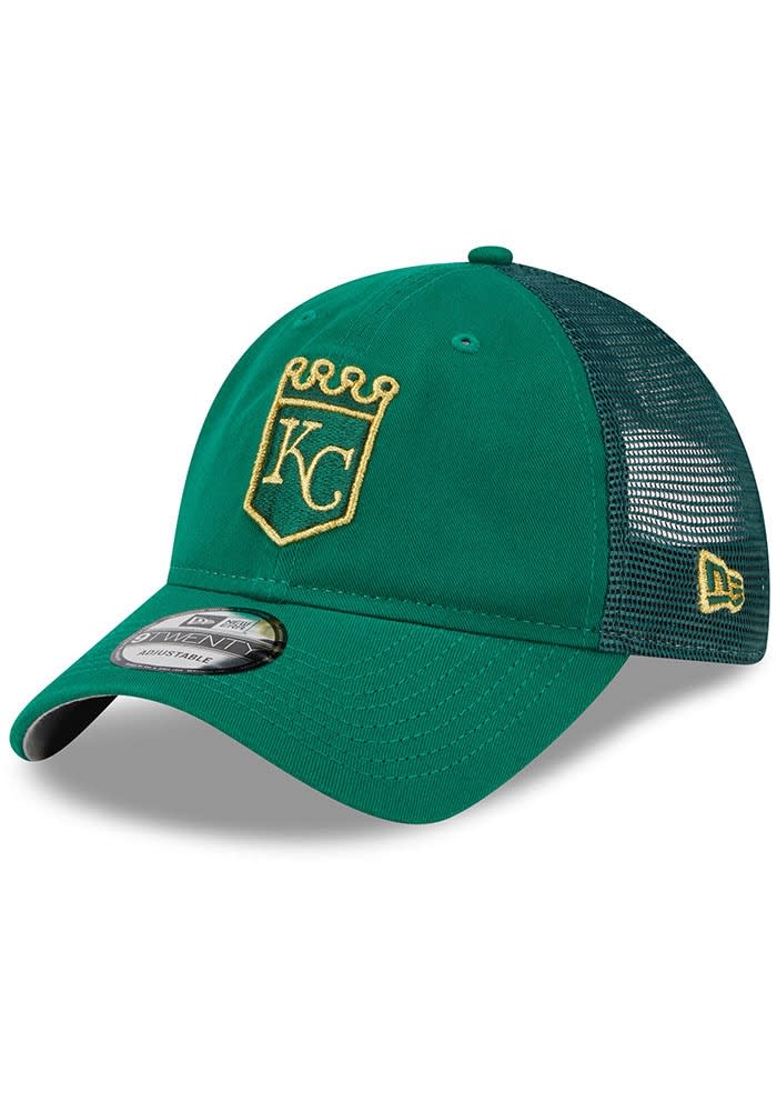 New Era Kansas City Royals 2023 St Patricks Day 9TWENTY Adjustable Hat -  Green