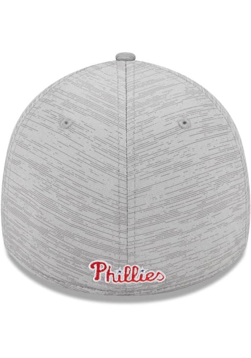 Philadelphia Phillies 2023 Clubhouse CW 39THIRTY Grey New Era Flex Hat