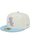 Main image for New Era Chicago White Sox Mens White 2T Color Pack 59FIFTY Fitted Hat