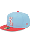 Main image for New Era Chicago White Sox Mens Light Blue 2T Color Pack 59FIFTY Fitted Hat
