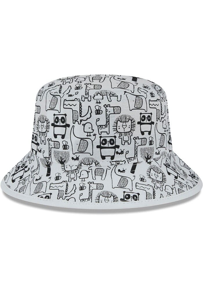 Chicago White Sox Zoo WHITE New Era Youth Bucket Hat - 59015725