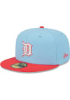 Main image for New Era Detroit Tigers Mens Light Blue 2T Color Pack 59FIFTY Fitted Hat