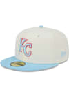Main image for New Era Kansas City Royals Mens White 2T Color Pack 59FIFTY Fitted Hat