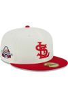 Main image for New Era St Louis Cardinals Mens White Retro 59FIFTY Fitted Hat
