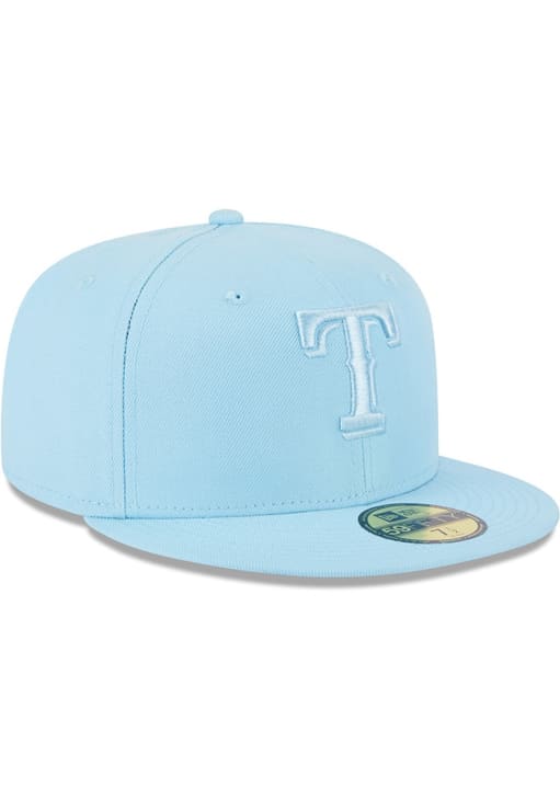 New Era Texas Rangers Mens Light Blue Color Pack 59FIFTY Fitted Hat