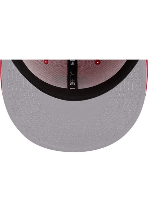 New Era St Louis City SC Mens Red Patch 59FIFTY Fitted Hat