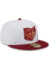 Main image for New Era Cleveland Cavaliers Mens White State 59FIFTY Fitted Hat
