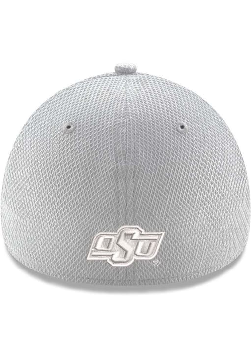 New Era Oklahoma State Cowboys Mens White Diamond Era 39THIRTY Flex Hat