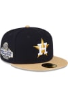 Main image for New Era Houston Astros Mens Navy Blue 2023 Gold Collection 59FIFTY Fitted Hat
