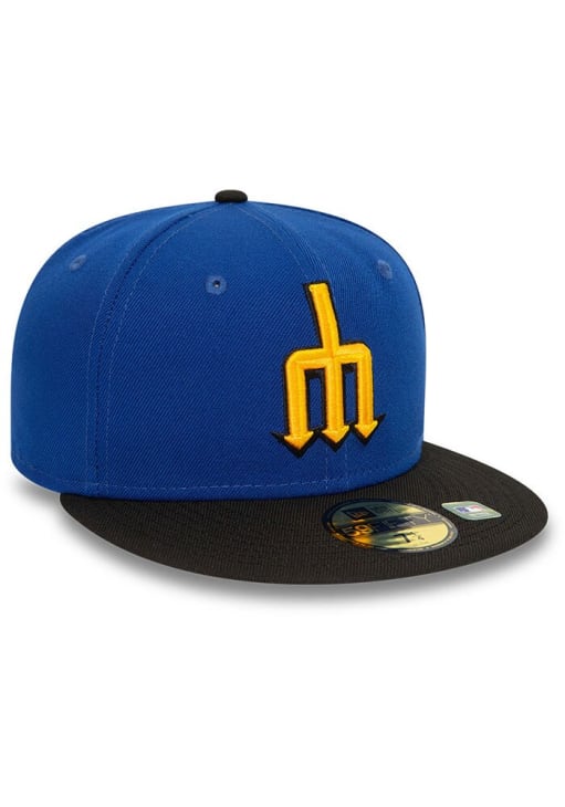 New Era Seattle Mariners Mens Blue 2023 MLB CITY CONNECT 59FIFTY Fitted Hat