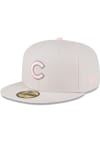 Main image for New Era Chicago Cubs Mens White 2023 Mothers Day 59FIFTY Fitted Hat