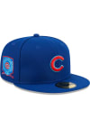 Main image for New Era Chicago Cubs Mens Blue 2023 Fathers Day 59FIFTY Fitted Hat