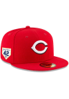 Main image for New Era Cincinnati Reds Mens Red 2023 Jackie Robinson Day 59FIFTY Fitted Hat