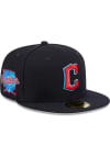 Main image for New Era Cleveland Guardians Mens Navy Blue 2023 Fathers Day 59FIFTY Fitted Hat