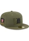 Main image for New Era Detroit Tigers Mens Olive 2023 Armed Forces Day 59FIFTY Fitted Hat