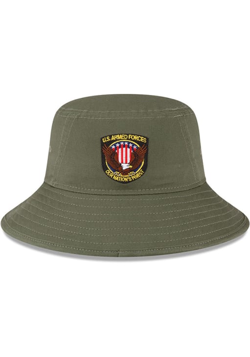 Men's New Era Green St. Louis Cardinals 2023 Armed Forces Day Bucket Hat