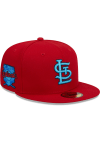 Main image for New Era St Louis Cardinals Mens Red 2023 Fathers Day 59FIFTY Fitted Hat