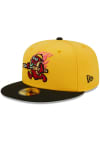 Main image for New Era Akron RubberDucks Mens Yellow 2023 Copa 59FIFTY Fitted Hat