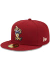 Main image for New Era Frisco Rough Riders Mens Maroon 2023 Authentic Collection 59FIFTY Fitted Hat