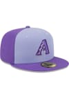Main image for New Era Arizona Diamondbacks Mens Purple Tri Tone Team 59FIFTY Fitted Hat