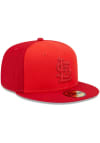 Main image for New Era St Louis Cardinals Mens Red Tri Tone Team 59FIFTY Fitted Hat